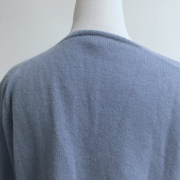 Malo Cashmere Sweater v neck i44 made in Italy - Picture 6 of 7